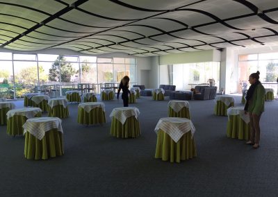 Montaje de evento en el Club Tecamachalco