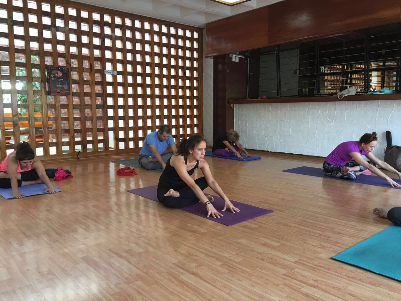 Clase de yoga